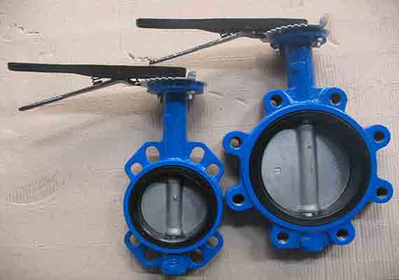 WAFER TYPE BUTTERFLY VALVE WITH SS DISC